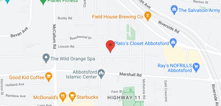 map of 33853 MAYFAIR AVENUE